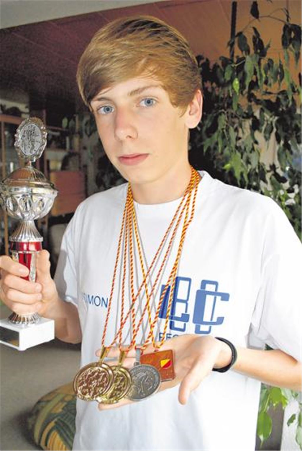 Ein Läufer mit viel Potenzial: Der 16-jährige Simon Brodbeck aus Lomersheim. Foto: Stahlfeld
