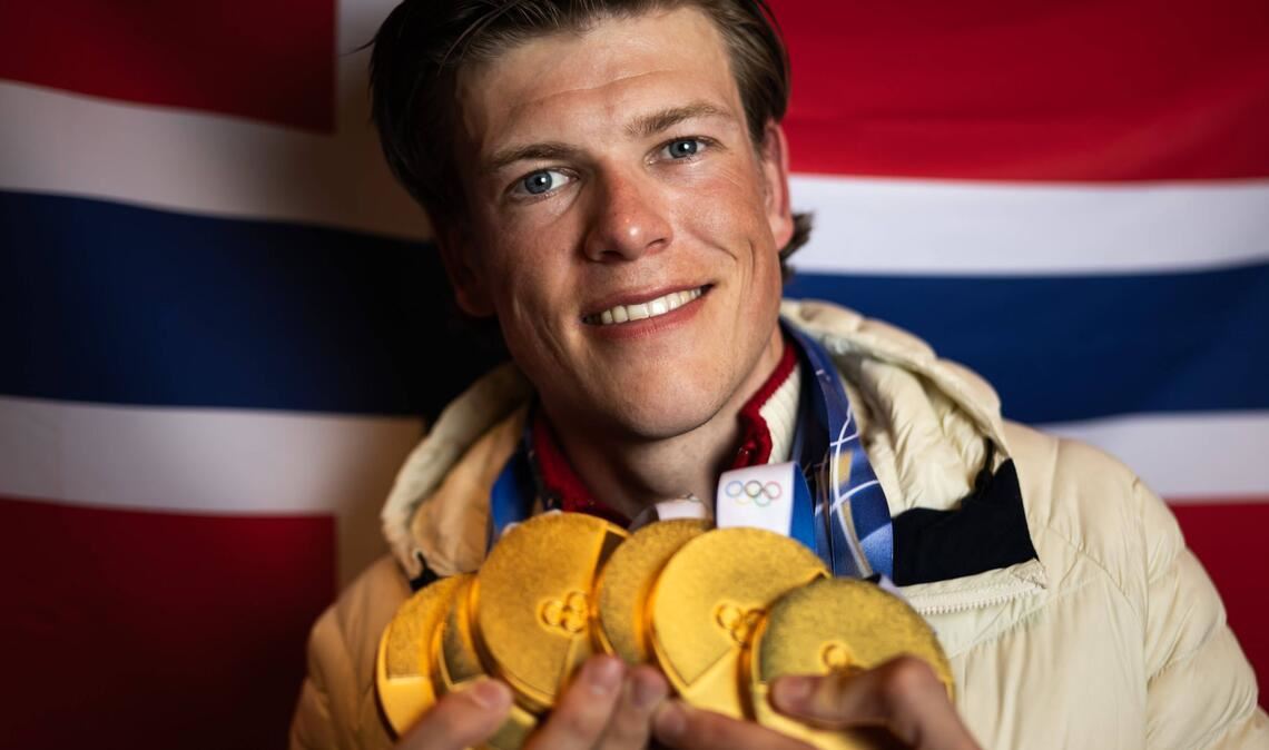 Ein Langläufer, sechs Goldmedaillen: Johannes Hösflot Kläbo