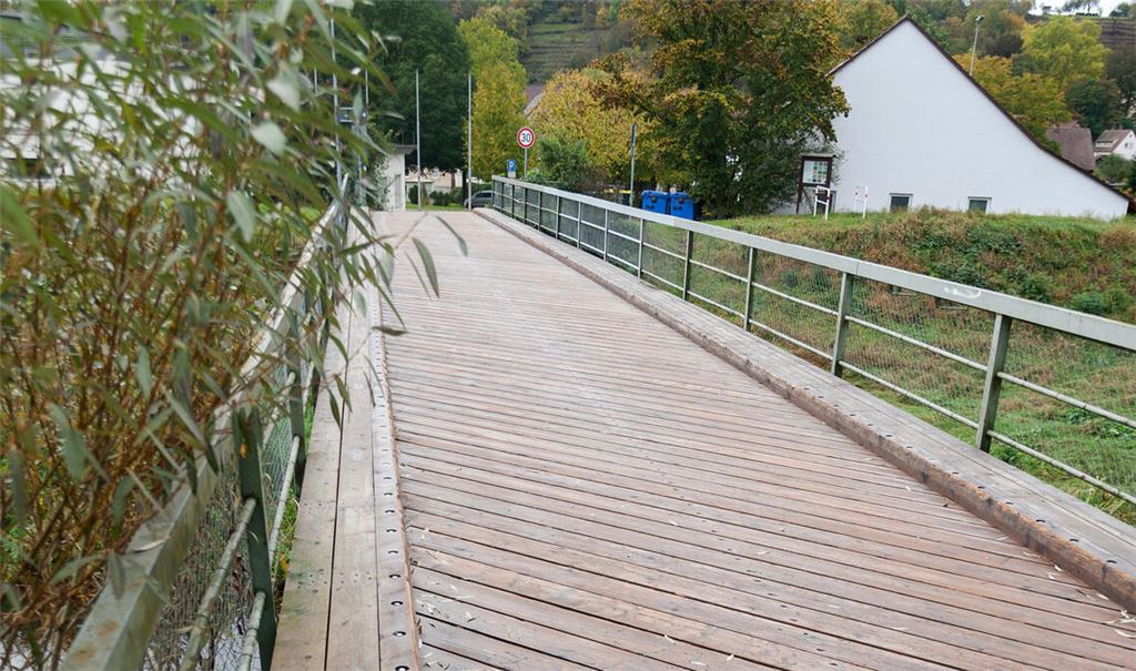 Ein Problemfall: Die Brücke in Mühlhausen. Fotos: Archiv 