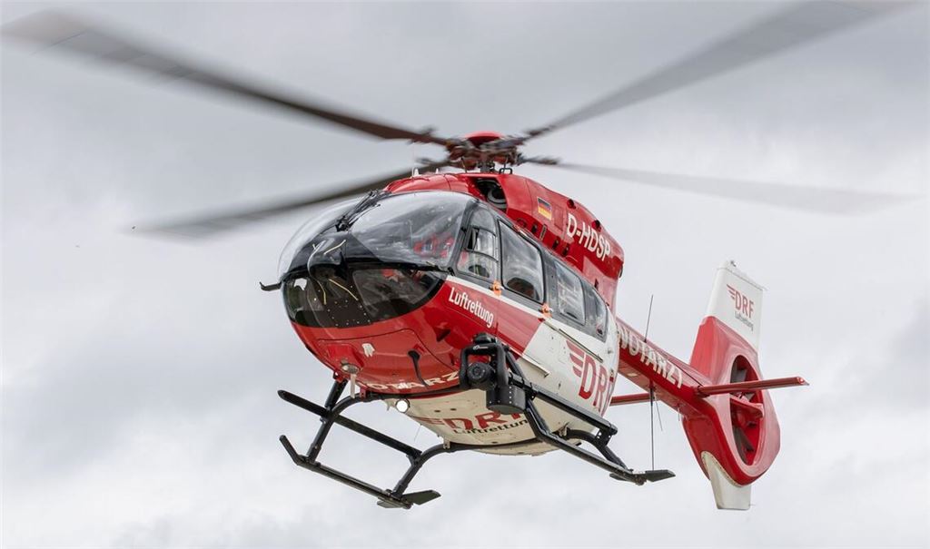 Ein Rettungshubschrauber war im Einsatz. (Symbolbild)