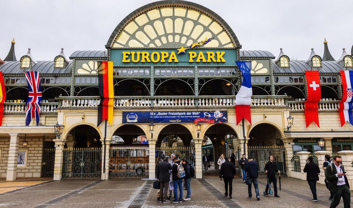 Ein Stromausfall sorgt im Europa-Park für lange Gesichter (Archivbild).
