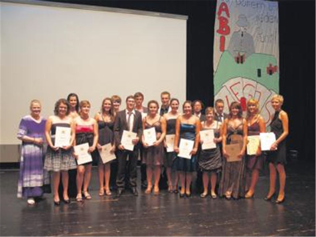 Ein Teil der Abiturienten des THG. 
Foto: Filitz