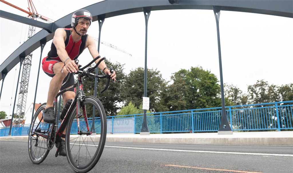 Ein Thema für die Neuauflage 2027: Über eine neue Radstrecke machen sich die Verantwortlichen des baden-württembergischen Triathlonverbands schon jetzt Gedanken. Fotos: Archiv