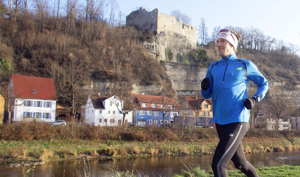 Ein Triathlon-Wettbewerb in der Heimat Mühlacker – bislang hat der Termin für Sebastian Kienle nie gepasst. Das könnte dieses Jahr anders sein. Foto: Archiv