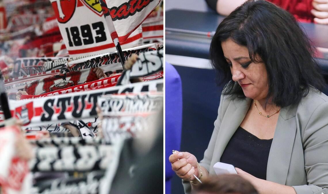 Ein VfB-Fan warf Gökay Akbulut eine Bierdose an den Kopf.