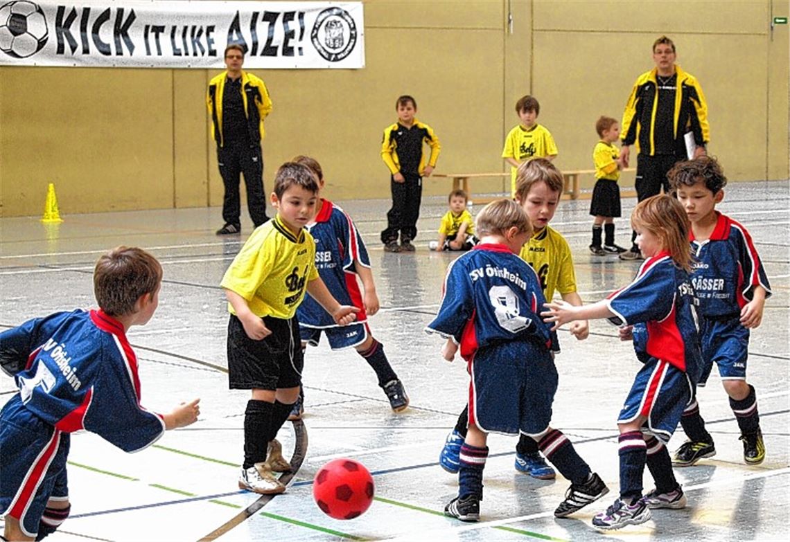 Ein großes Thema in diesem Jahr in der Gemeinde Ötisheim: Die Sportler – hier ein Turnier der Jugendfußballer – brauchen dringend neue Sporthallen-Kapazitäten.