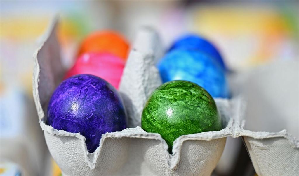 Ein guter Teil der Ostereier kommt aus dem Ausland.