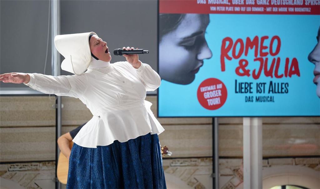 Ein kleiner Vorgeschmack: Bei einem Presse-Event wurde die Tournee von "Romeo & Julia – Liebe ist alles" vorgestellt.