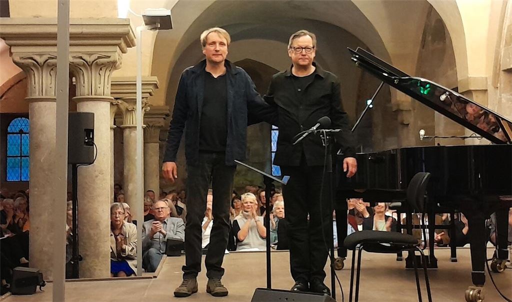 Ein kongeniales Duo: Matthias Brandt (re.) und Jens Thomas. Foto: Filitz