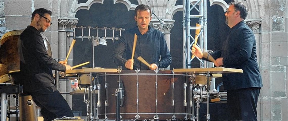 Ein nicht alltägliches Instrumentarium kommt beim Ensemble Elbtonal zum Einsatz.