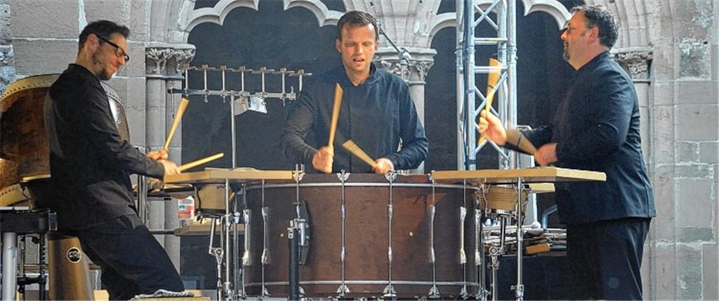 Ein nicht alltägliches Instrumentarium kommt beim Ensemble Elbtonal zum Einsatz.