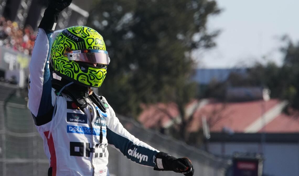 Ein starker Auftritt und die WM-Führung für Lando Norris.