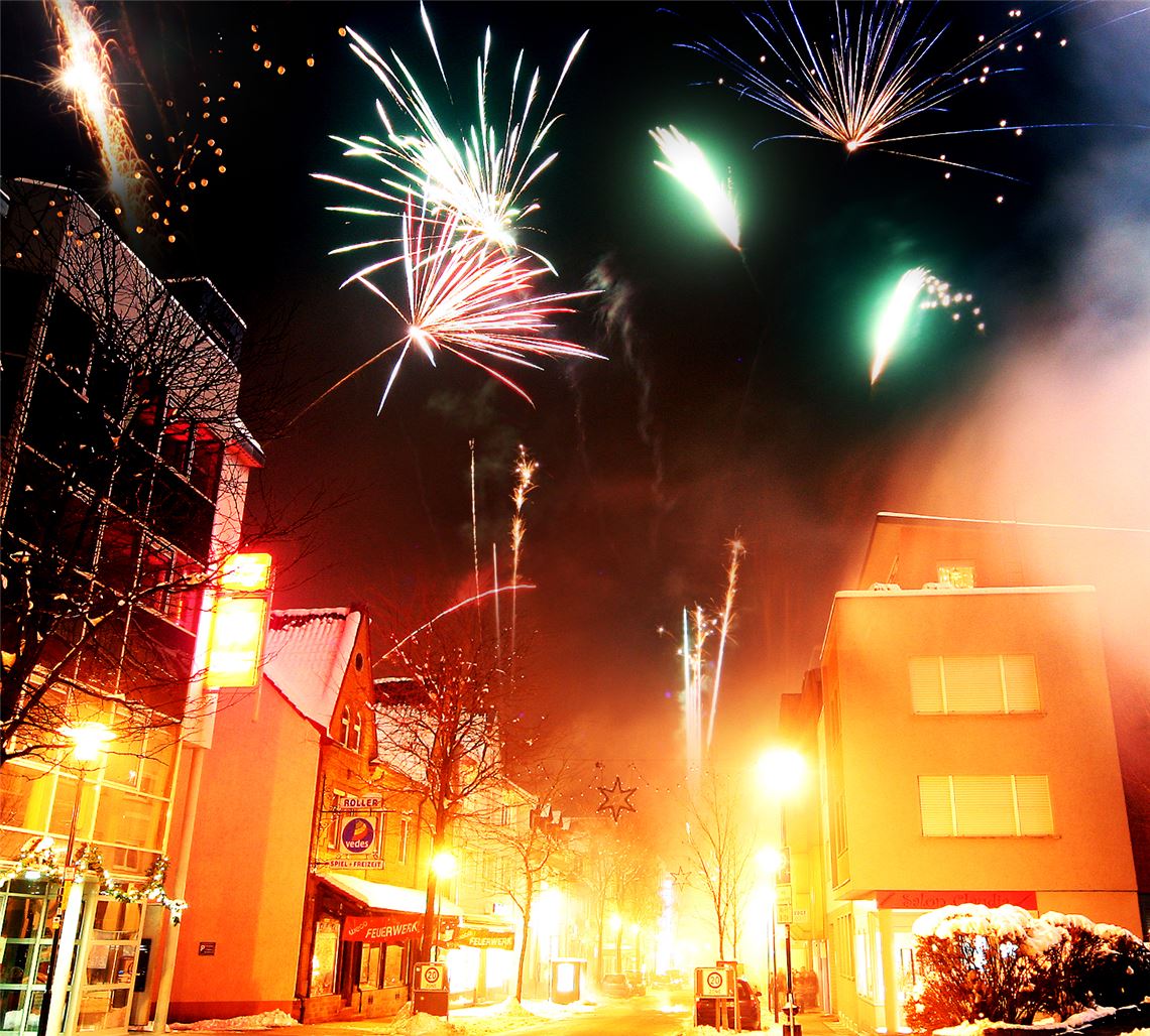 Eindruck der vergangenen Silvesternacht. (Archivfoto: Kollros)