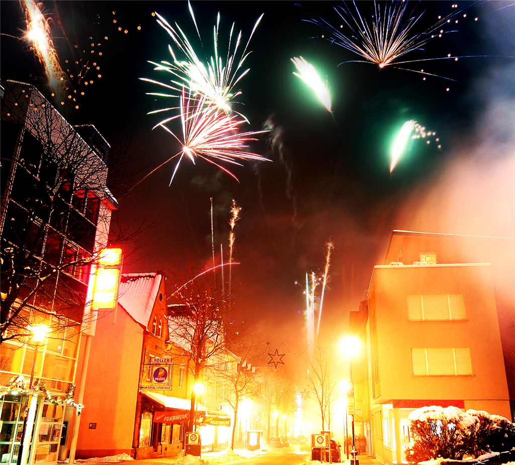 Eindruck der vergangenen Silvesternacht. (Archivfoto: Kollros)
