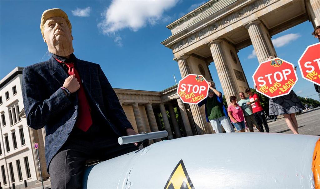 "Eine Atomwaffe sollte niemals von irgendjemandem eingesetzt werden dürfen", meint Donald Trump. (Archivbild)