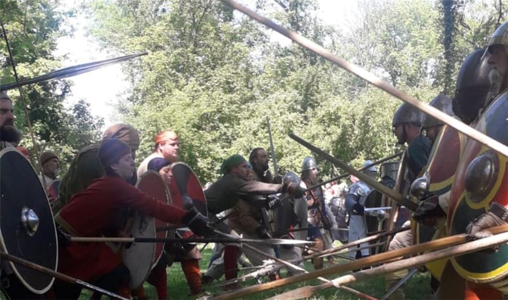 Eine Feldschlacht soll es beim Spektakel auch geben – streng nach Regel natürlich.