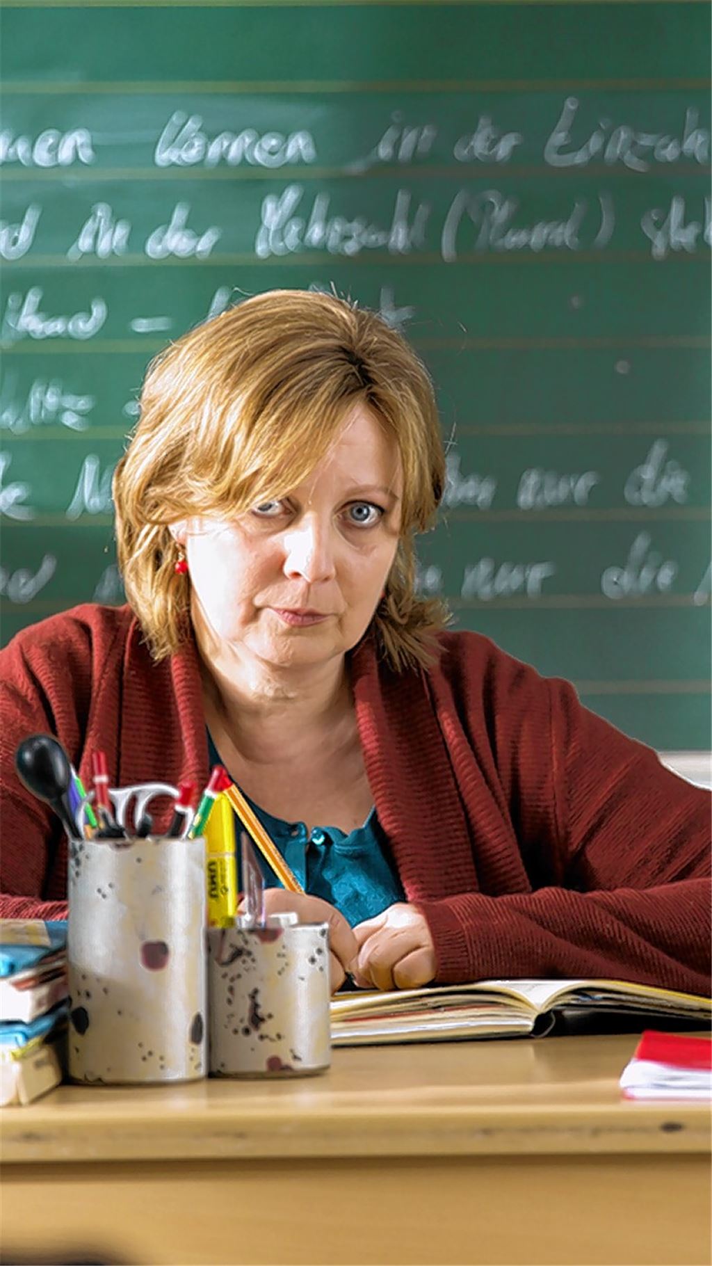Eine Lehrerin hat’s nicht leicht.Foto: p