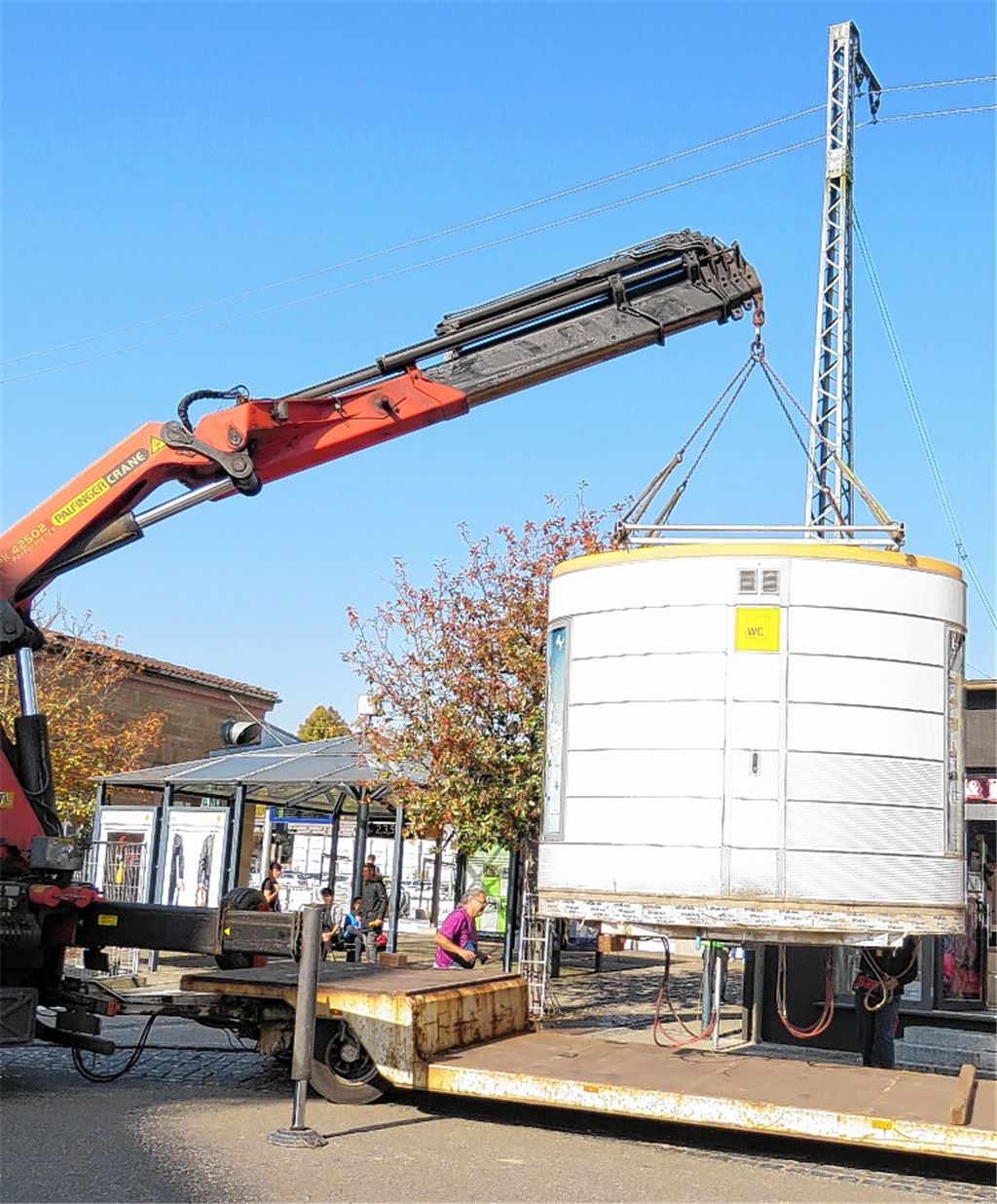 Fliegender Wechsel bei den WC-Anlagen
