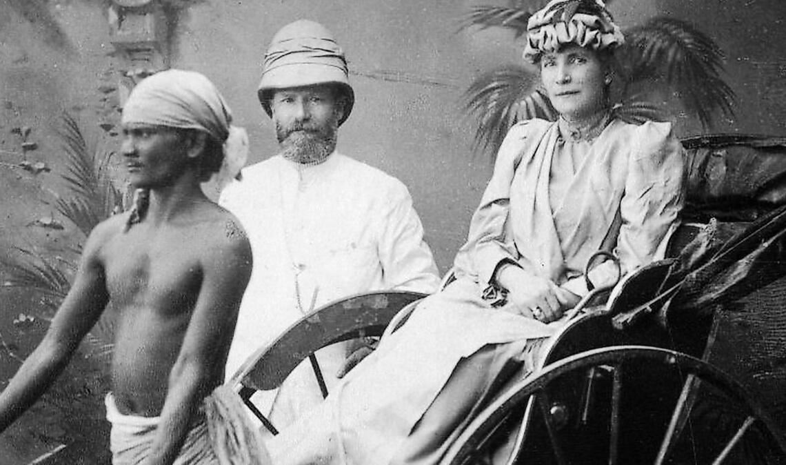 Eine Weltordnung, die Europäer bewusst verbreiteten: Schwarze, die weißen Herrschaften dienen.