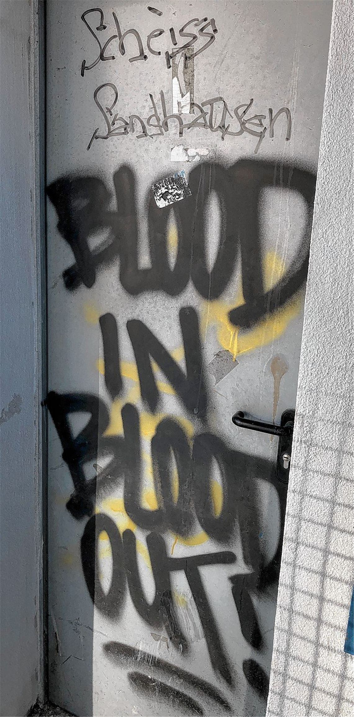 Schmierereien schocken Helfer des CfR Pforzheim