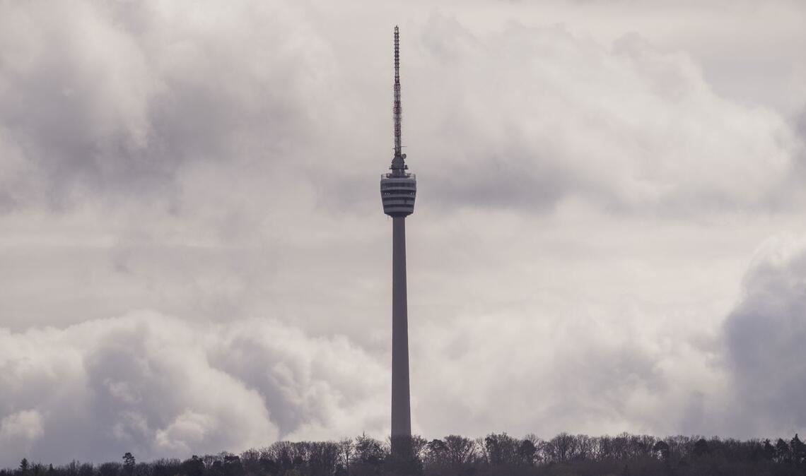 Eine elegante Erscheinung: der Stuttgarter Fernsehturm.
