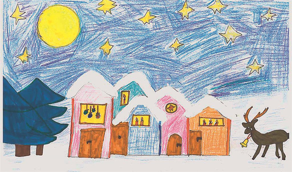 Eine wunderbare Schnee-Szene hat Elisa Pauli bei einer früheren Aktion kreiert. Foto: Archiv