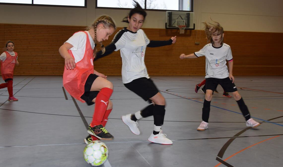 Einen Tag voller Fußball erleben rund 260 Schülerinnen aus dem Gebiet des Badischen Fußballverbandes, auch Mühlacker Kinder und Jugendliche sind dabei. Fotos: privat