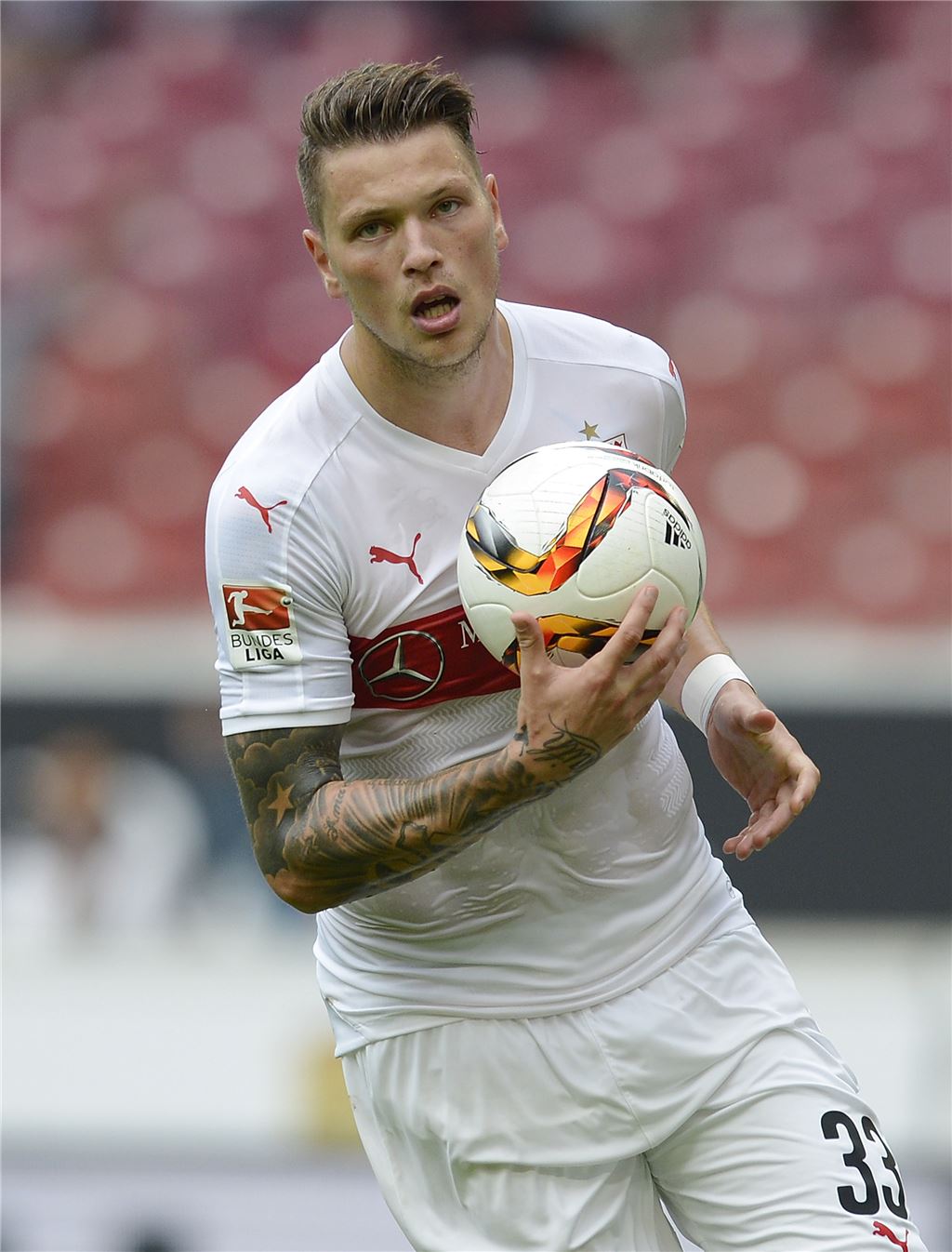 Einer der Gesprächspartner: Stürmer Daniel Ginczek. Foto: Getty Images