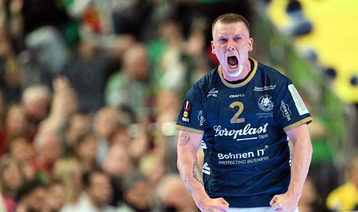 Einer der besten Spieler beim Bergischen HC: Noah Beyer.