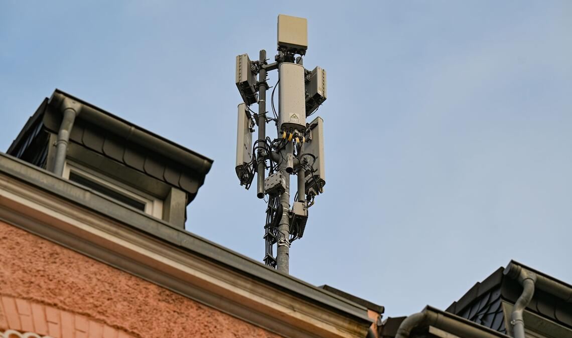 Einer von zehntausenden Mobilfunk-Standorten in Deutschland.