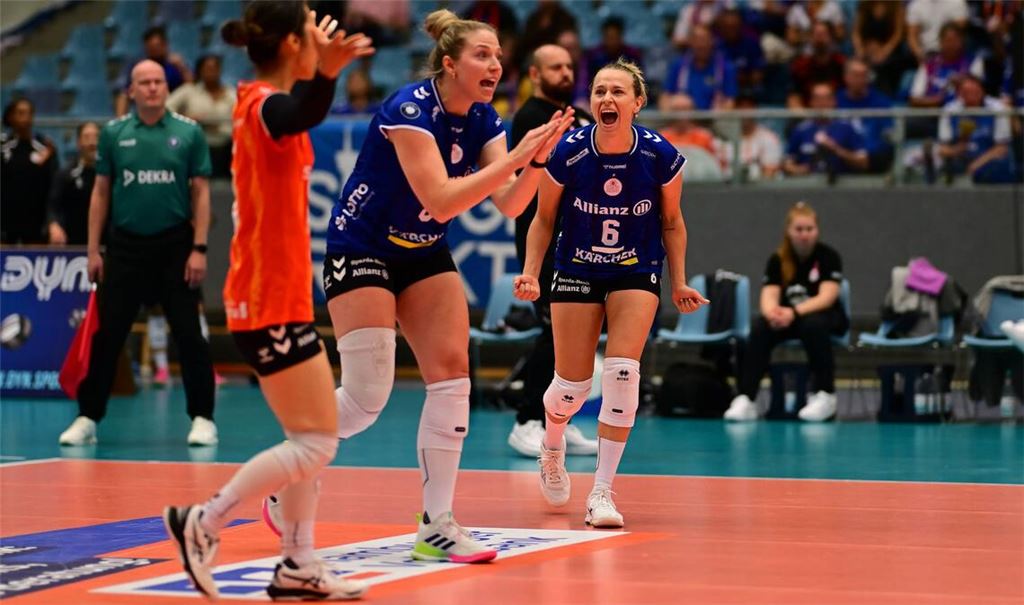 Einfach besser: die Stuttgarterinnen um ­Kapitänin Antonia Stautz (re.)