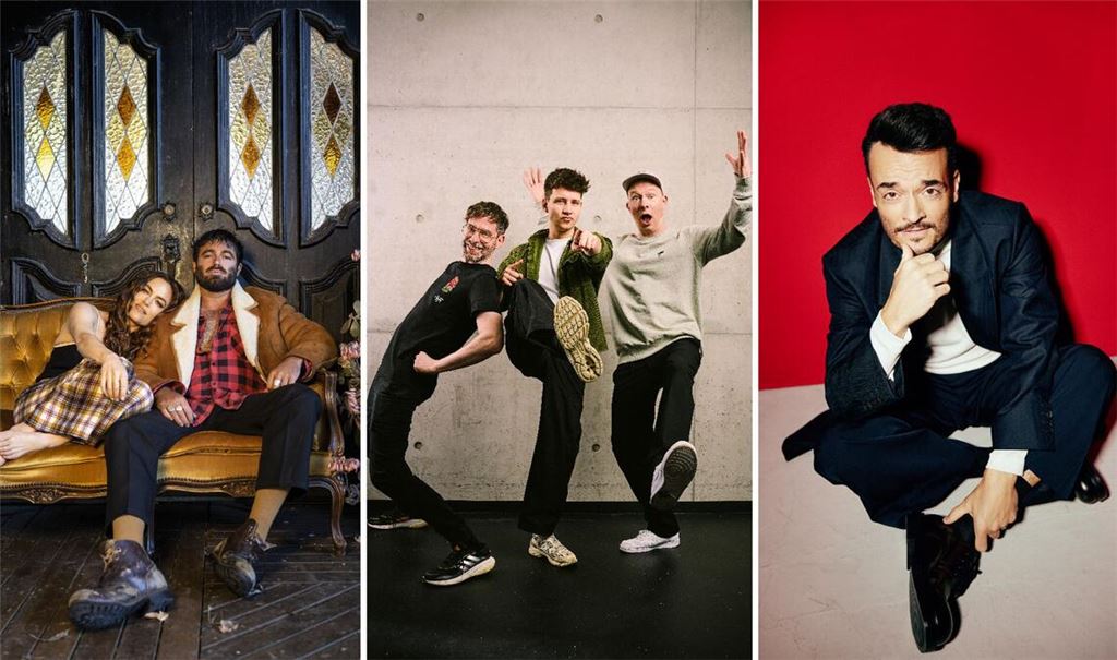 Einige Highlights im Programm auf der Freilichtbühne Killesberg: Angus & Julia Stone, Deine Freunde, Giovanni Zarrella (von links)