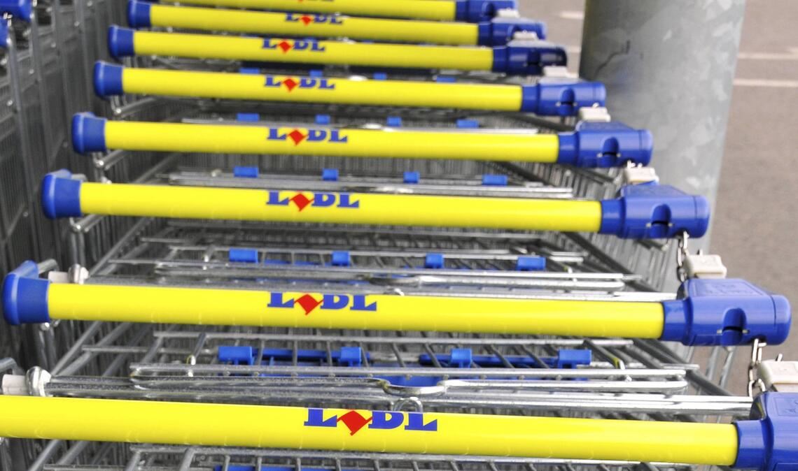 Einkauf bei Lidl.