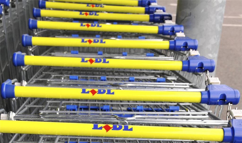 Einkauf bei Lidl.