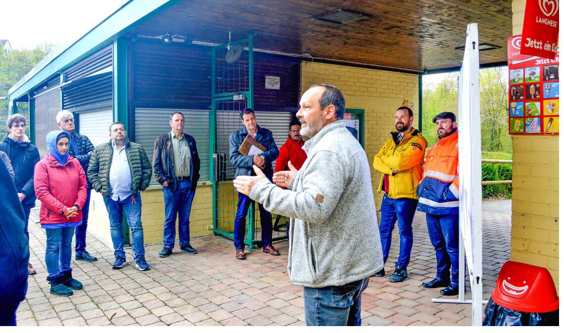 Einkehren mit Blick auf den Tiefen See: Diese Idee für das „Bootshaus“ ist Teil der Umbaupläne, die beim Ortstermin des Gemeinderats in Maulbronn erläutert werden. Foto: Stahlfeld
