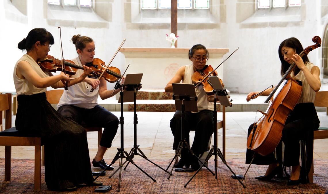 Einmal mehr überzeugt das Lotus String Quartet in der Frauenkirche. Foto: Jertschewske