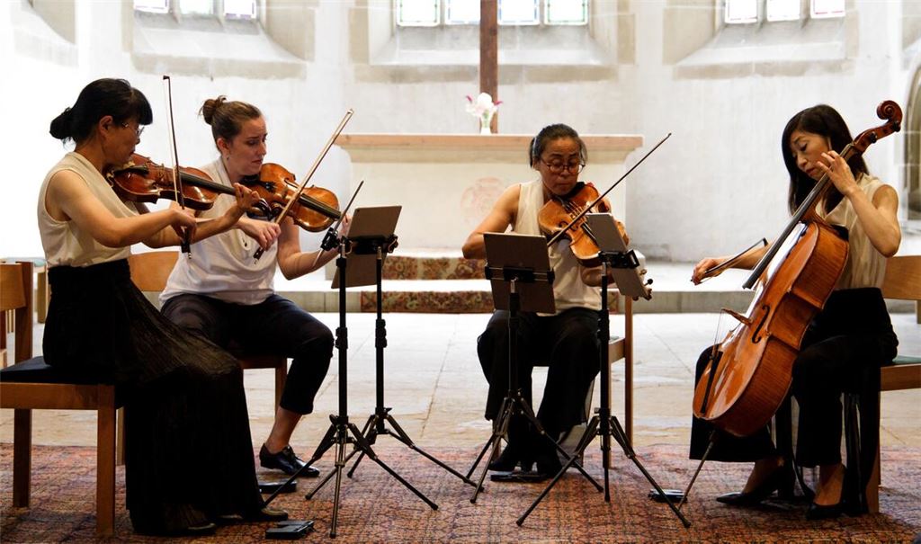 Einmal mehr überzeugt das Lotus String Quartet in der Frauenkirche. Foto: Jertschewske