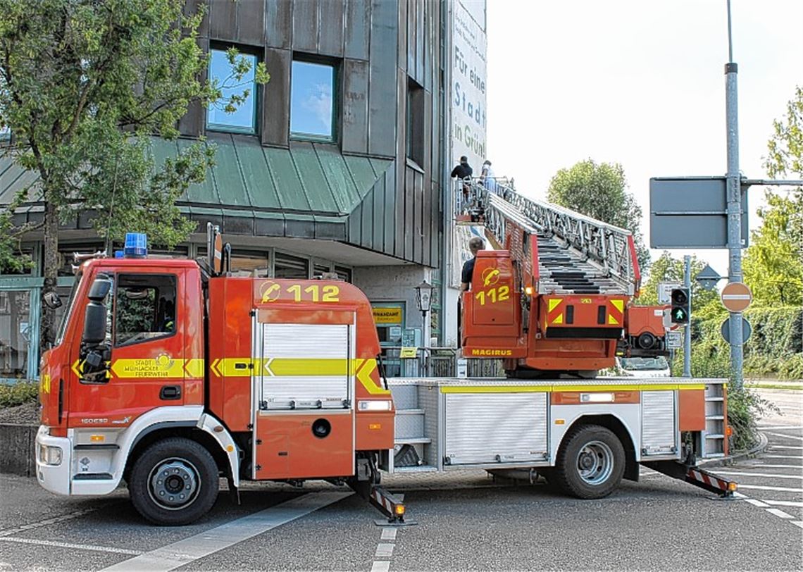 „Einsatz“ am Mühlehof.