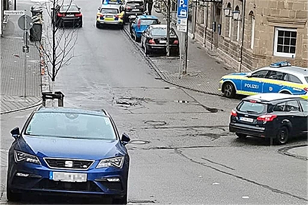 Einsatz an der Poststraße Mühlacker. Foto: privat