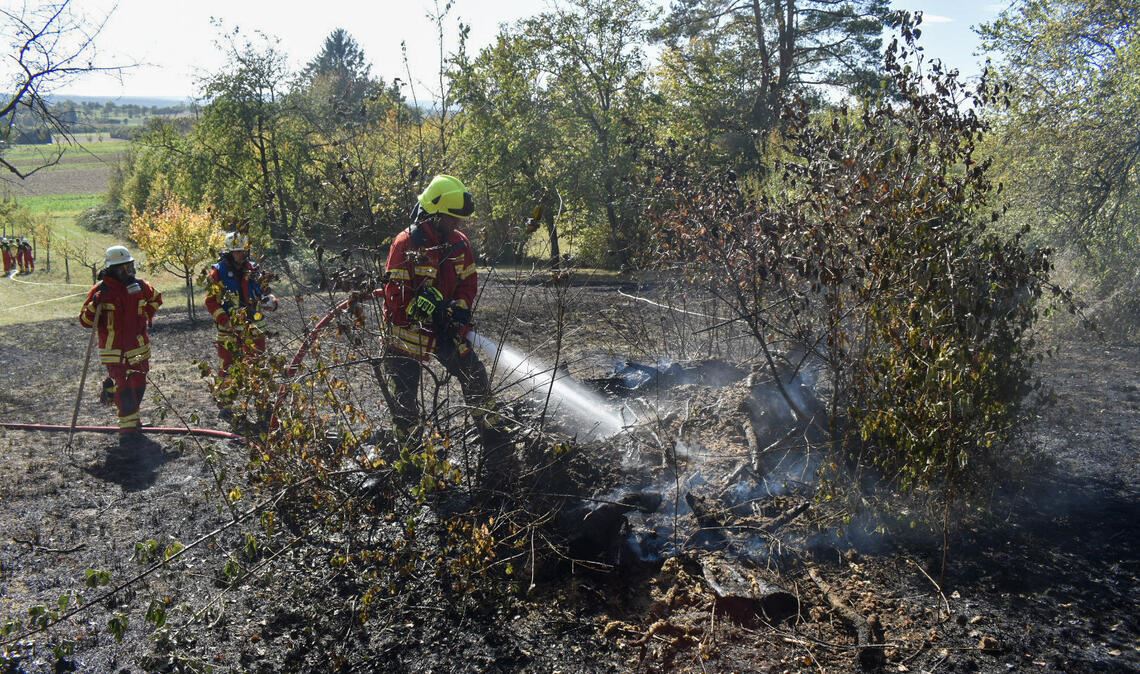 Einsatz bei Kieselbronn. Foto: Myroshnichenko