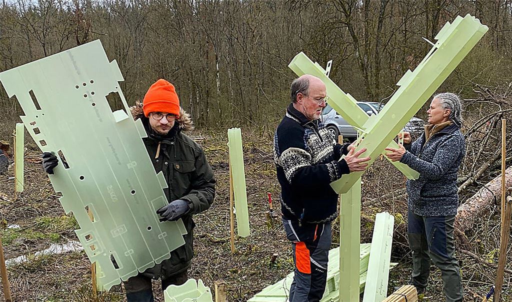 Einsatz des Rotary Clubs: Mitglieder pflanzen 150 neue Bäume. Foto: privat