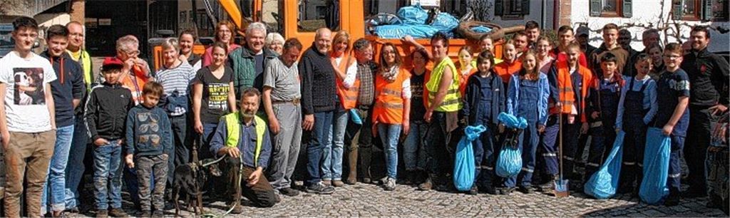Einsatz für ein sauberes Dorf
