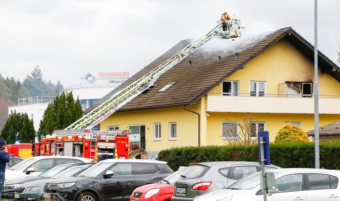 Brand in Ittersbach fordert ein Todesopfer Einsatz in Ittersbach. Foto: Einsatz-Report 24
