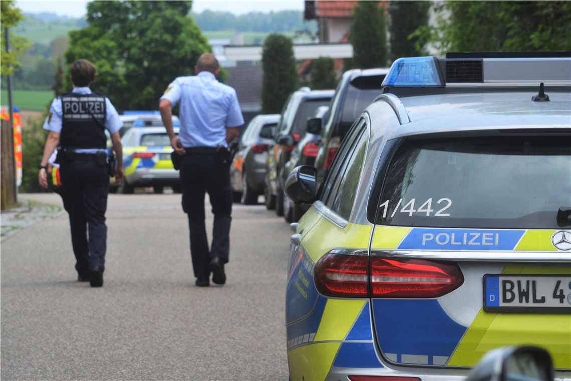 Einsatz in Tiefenbronn-Mühlhausen. Foto: myro