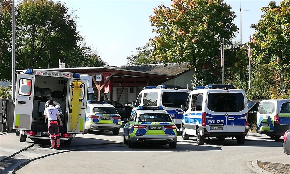 Einsatz in Vaihingen. Foto: Arning