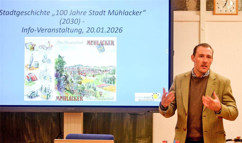 „Eklatante Lücken“: Der neue Mühlacker Stadtarchivar Markus Friedrich sieht einen dringenden Bedarf für eine aktuelle, umfassende Aufarbeitung der Stadtgeschichte.Fotos: Stahlfeld