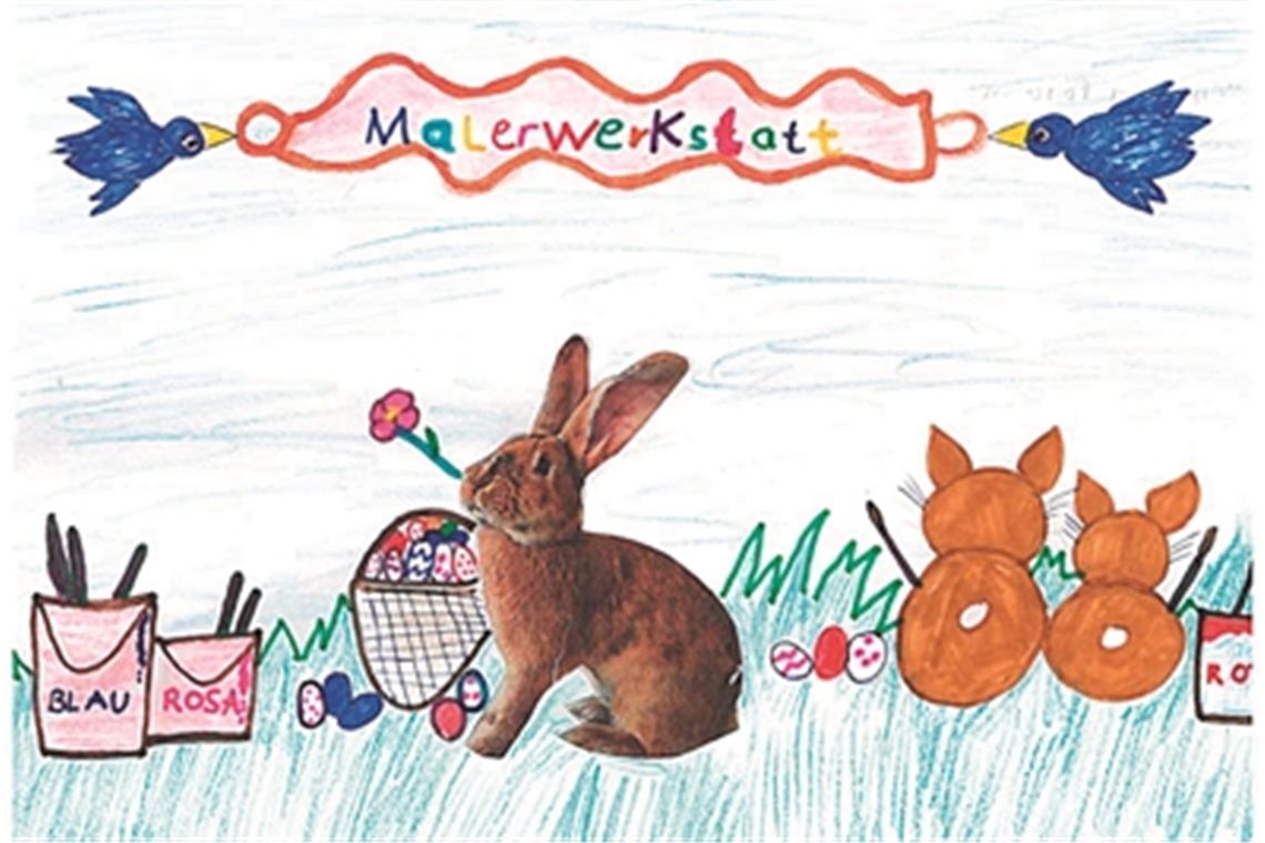 Der Osterhase bei der Arbeit Elisa Pauli (9).