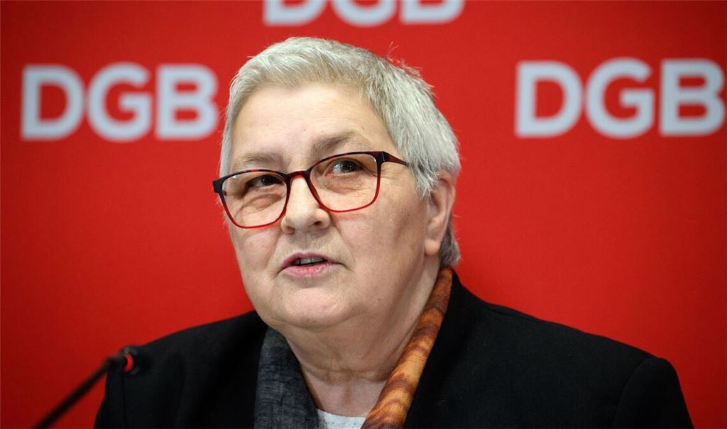 Elke Hannack, Mitglied im Geschäftsführenden Bundesvorstand des Deutschen Gewerkschaftsbundes (DGB). Der DGB kritisiert  Pläne der Regierung zur Flexibilisierung der Arbeitszeit (Archivfoto).