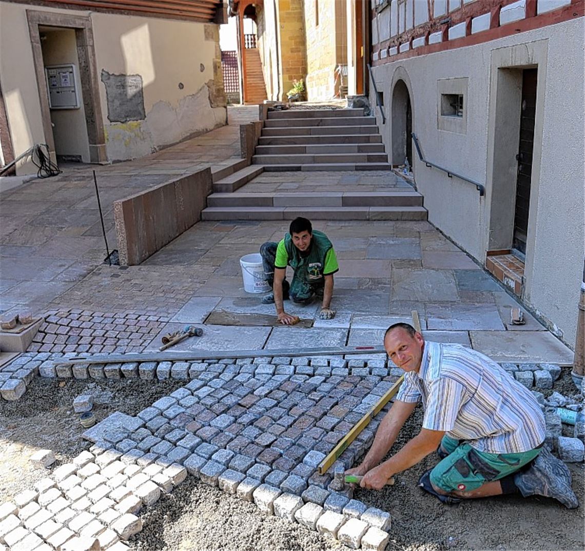 Neuer Zugang zur Kirche weit fortgeschritten