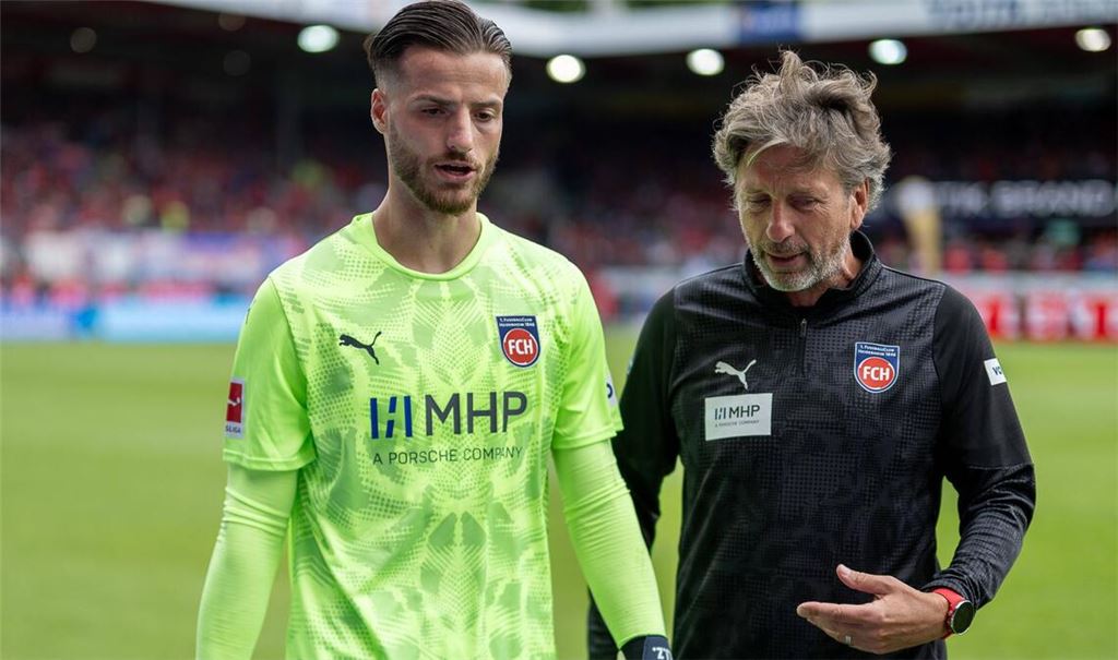 Enge Verbindung: FCH-Keeper Diant Ramaj (links) und Torwart-Trainer Bernd Weng